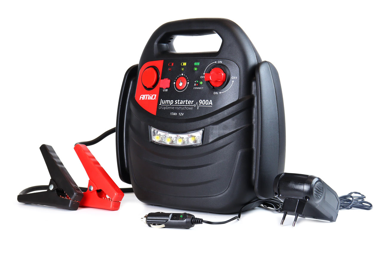 Urządzenie rozruchowe jump starter booster 4w1 12 V AMIO-02523 — ujęcie 5