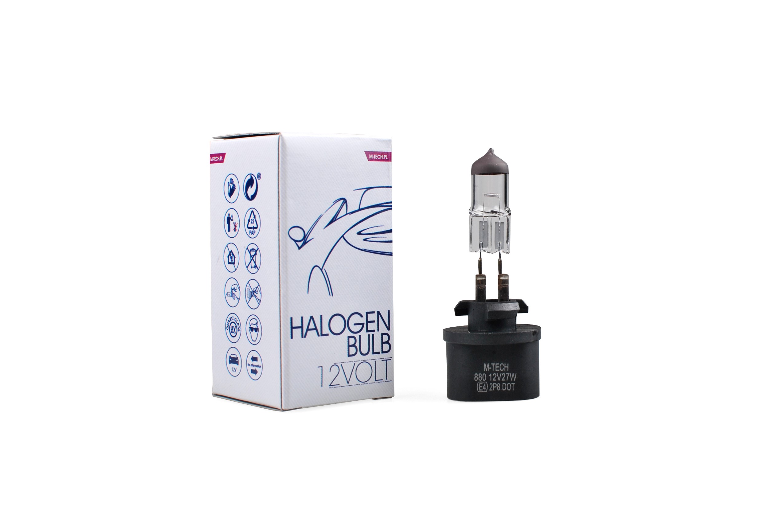 Żarówka halogenowa H27W/1 12 V 27 W PG13 M-Tech Z25 — ujęcie 2