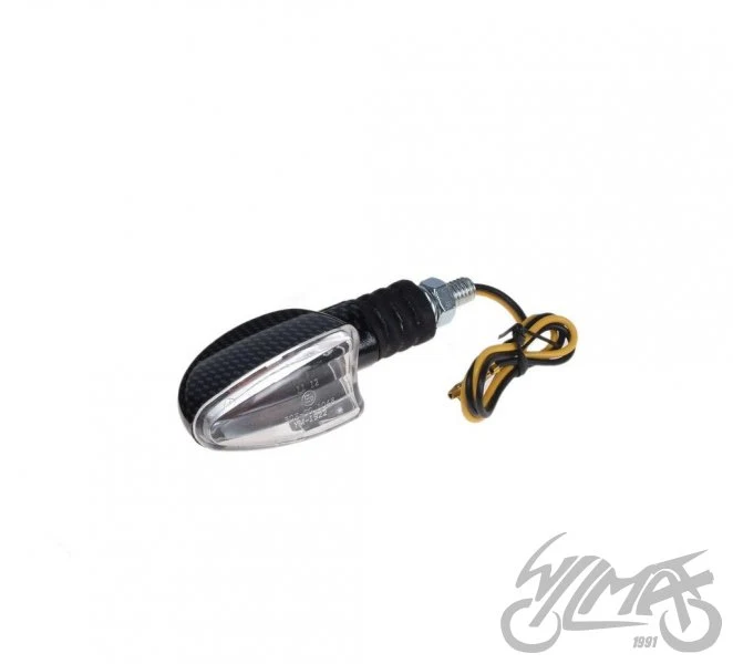 Kierunkowskaz owalny prawy, jasny / carbon — BA9S 12 V 23 W, AL70021PECE — ujęcie 1