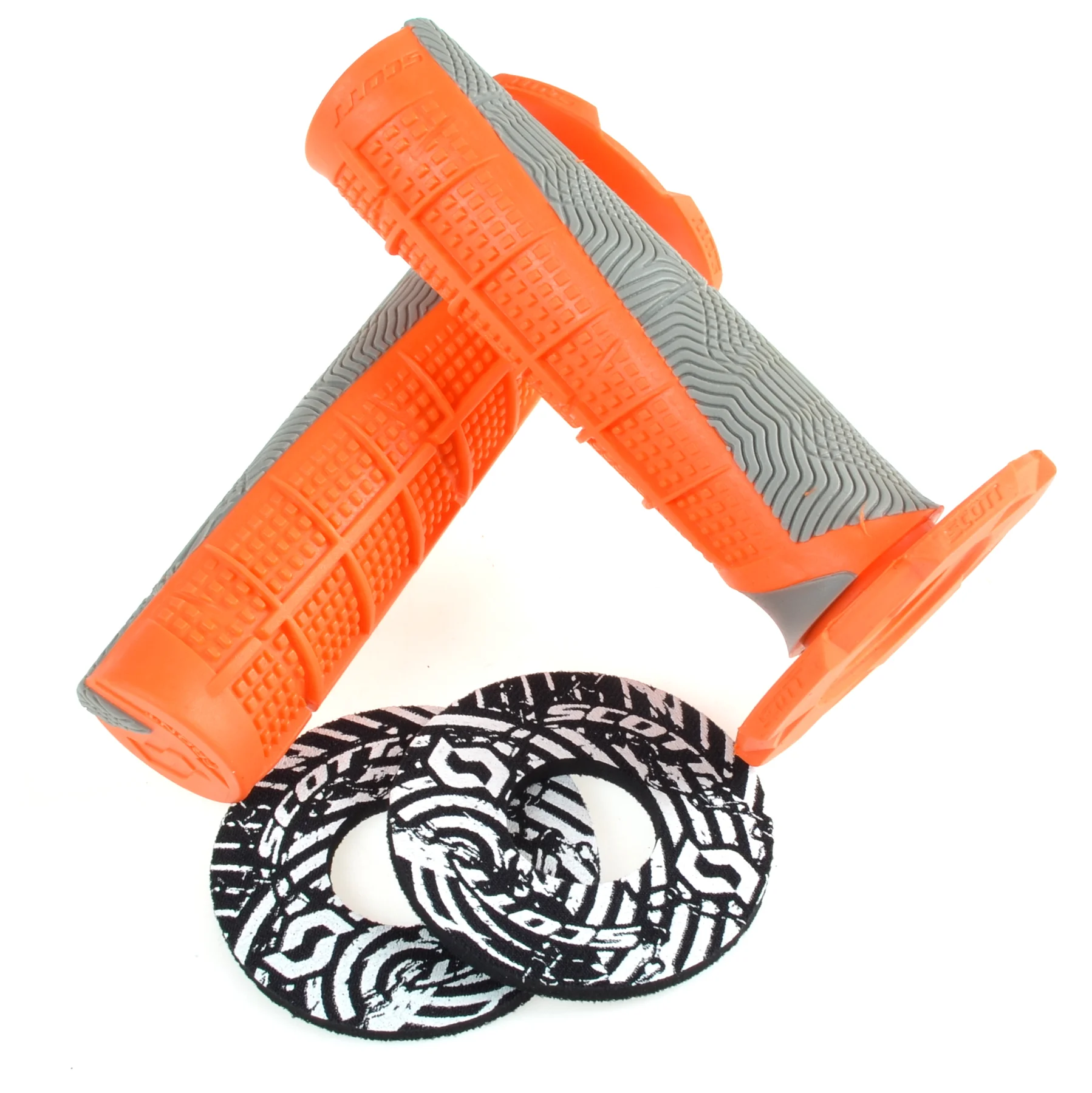 Guma manetki Scott duece grips pomarańczowo szara kpl. — ujęcie 1