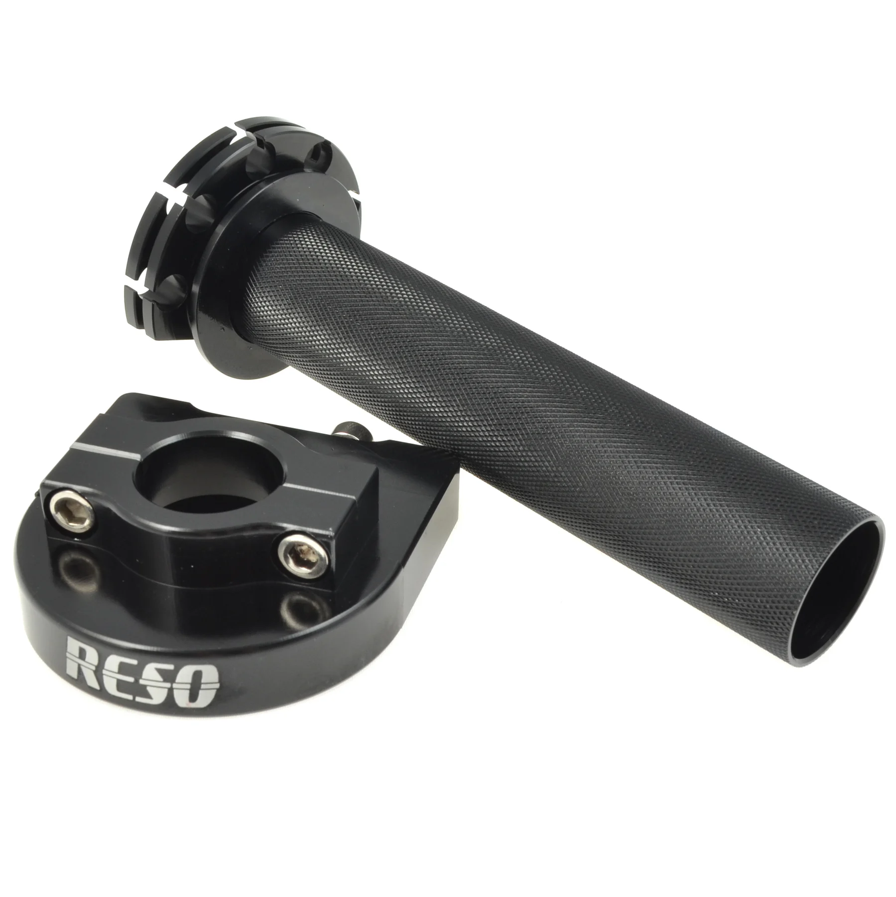 Rollgaz aluminium CNC Simson S51 S70 S53 S83 czarny reso — ujęcie 1