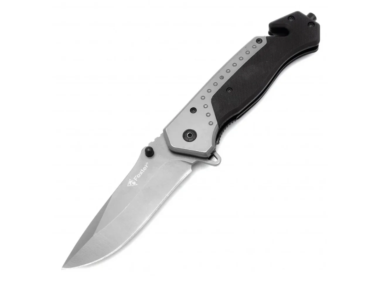 Nóż składany ratowniczy myśliwski survival 23 cm