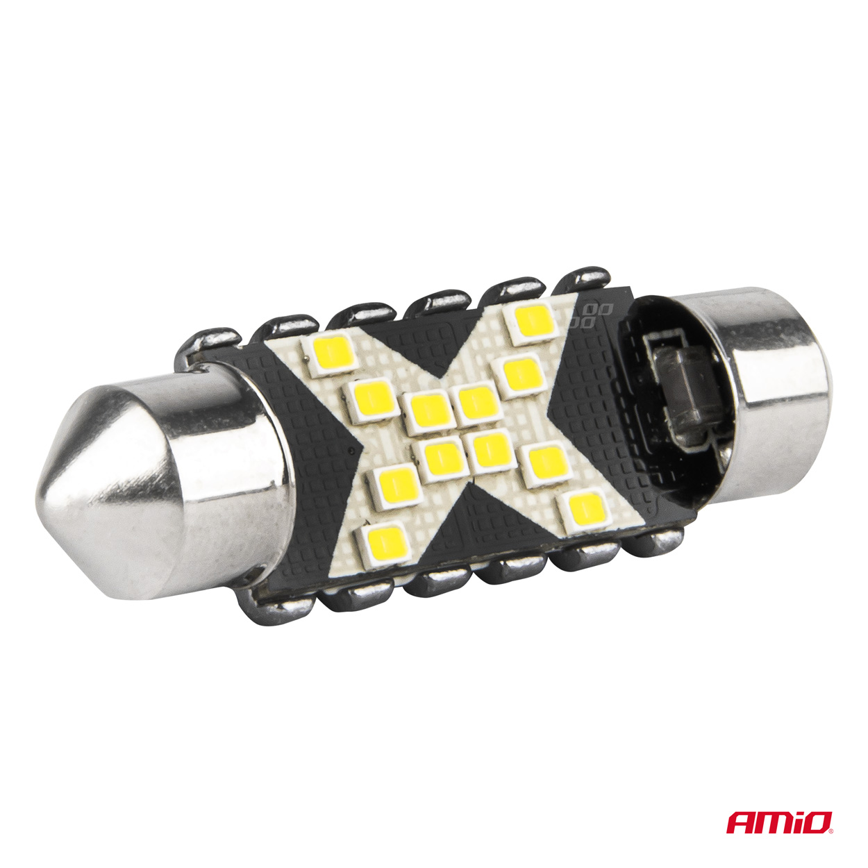 Żarówki LED CANBUS Festoon C5W 12SMD 2016 36 mm White 12 V 24 V — ujęcie 4