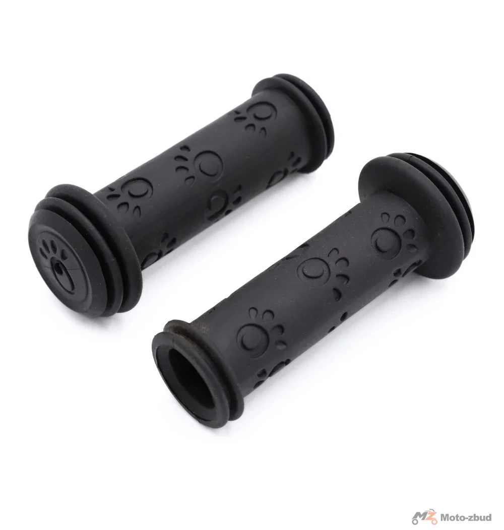 Chwyt kier. gumowy 102 mm dziecięcy czarny