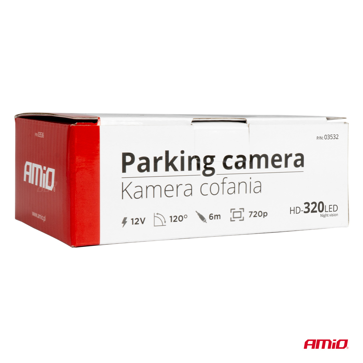 Kamera cofania parkowania HD-320 LED 12 V 720p — ujęcie 7