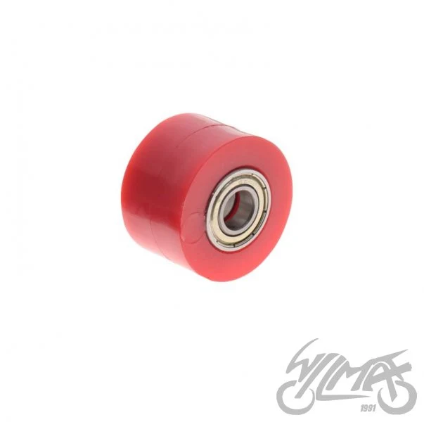 Rolka prowadząca łańcucha 38 mm — otwór 10 mm, czerwona, AW567731 — ujęcie 1