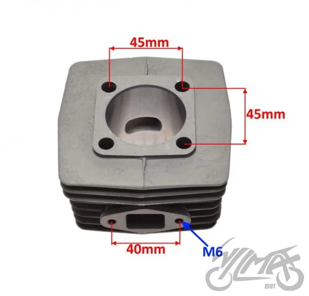 Cylinder silnik rowerowy 80 cc komplet 2T — ujęcie 2