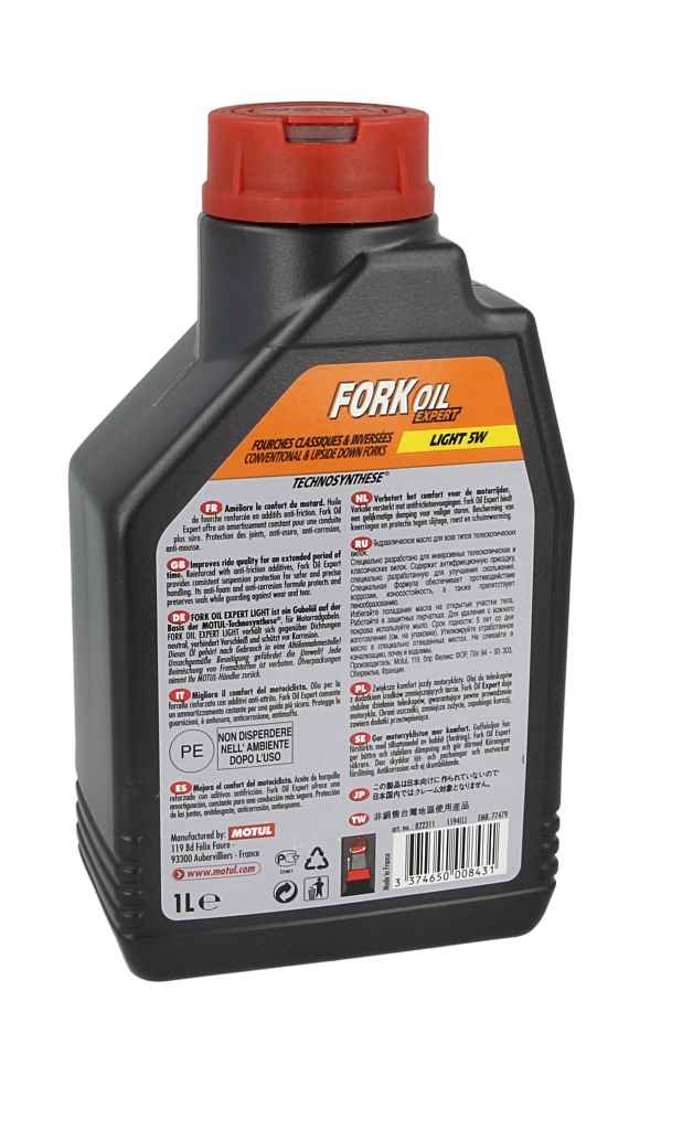 Olej do teleskopów 5 W MOTUL fork oil expert light 1 l — ujęcie 13