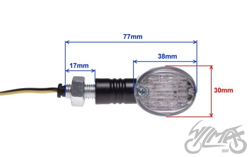 Kierunkowskaz LED 12 V prawy tylny — AM1322P — 1 sztuka — ujęcie 2