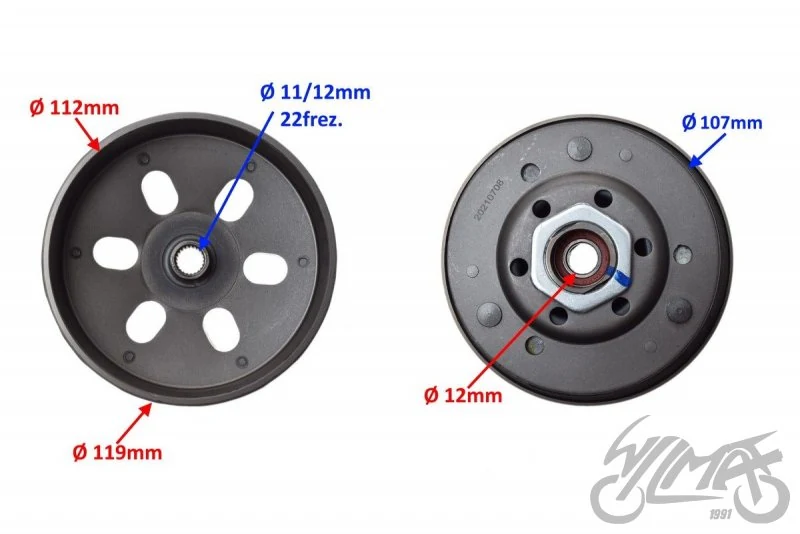 Sprzęgło tył do SYM Orbit 4T — ujęcie 2