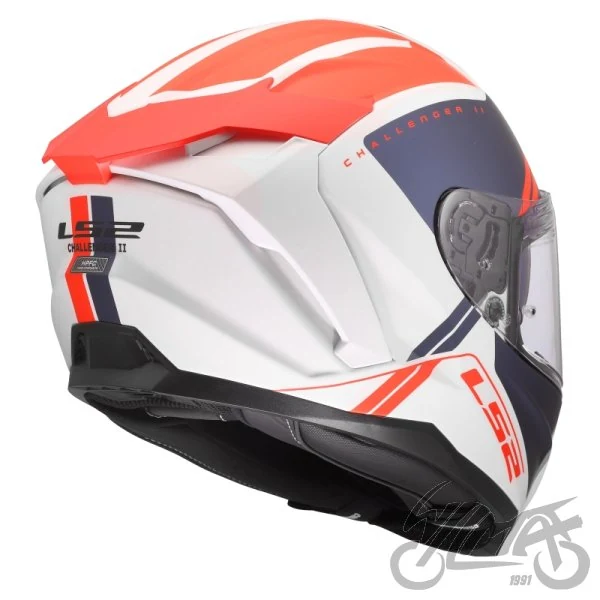 Kask LS2 FF817 Challenger II Titan wh. bl. Red — rozmiar M — ujęcie 5