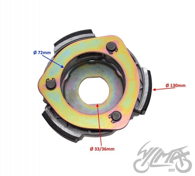 Szczęki sprzęgła do Piaggio fly liberty 125CC — ujęcie 2