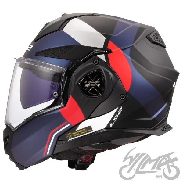 Kask LS2 FF901 Advant X Ultra Matt Blue Red — rozmiar L — ujęcie 2