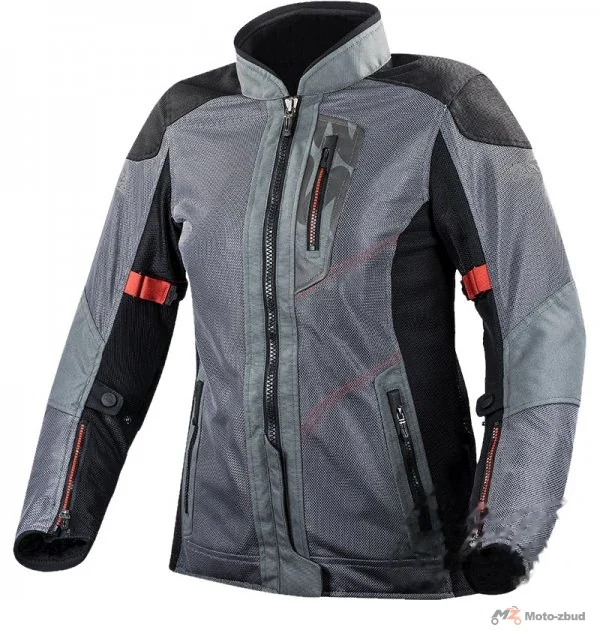 Kurtka motocyklowa damska LS2 Alba Lady — ciemnoszara / czarna, M
