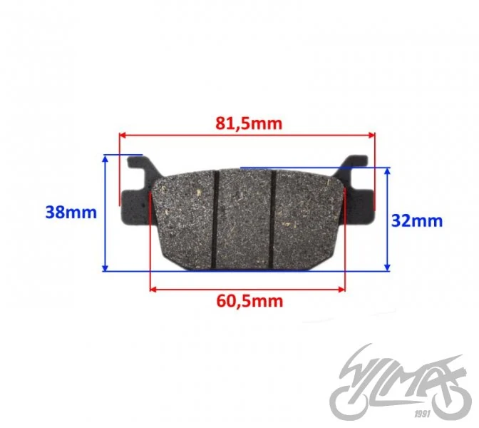 Klocki hamulca tylnego do Hondy SH125 — ujęcie 2