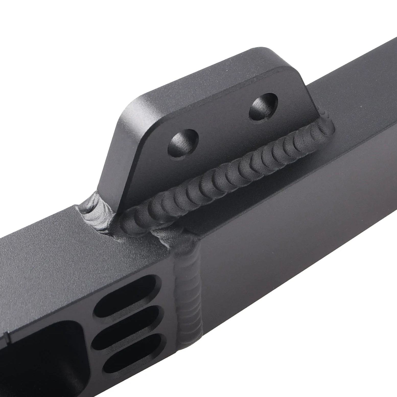 Wahacz Simson S51 aluminium CNC premium +30 mm czarny mat kpl. DPR Performance — ujęcie 6
