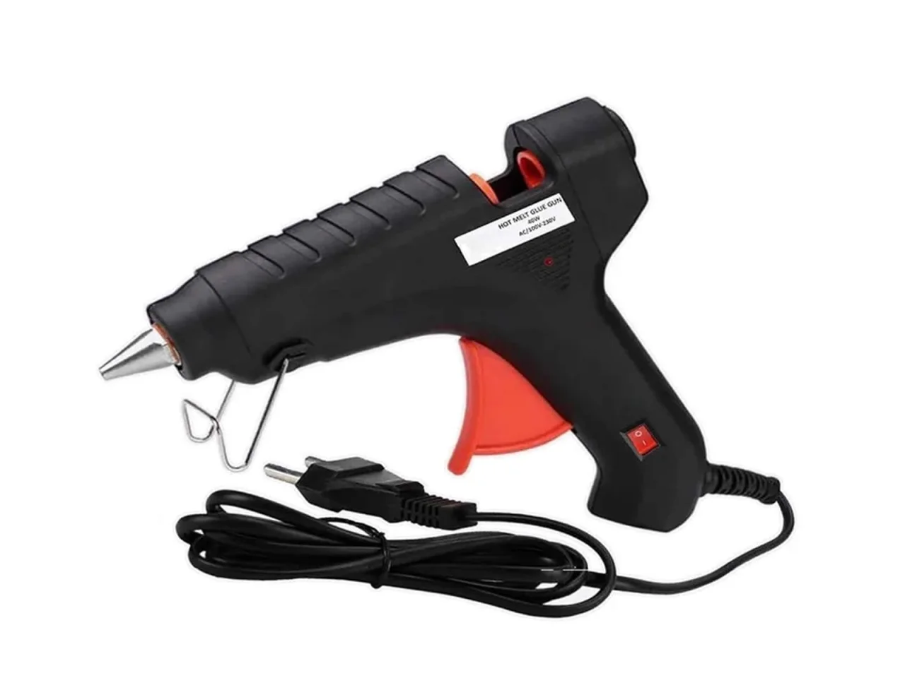 Pistolet do kleju na gorąco włącznik metalowa końcówka 60 W 11 mm