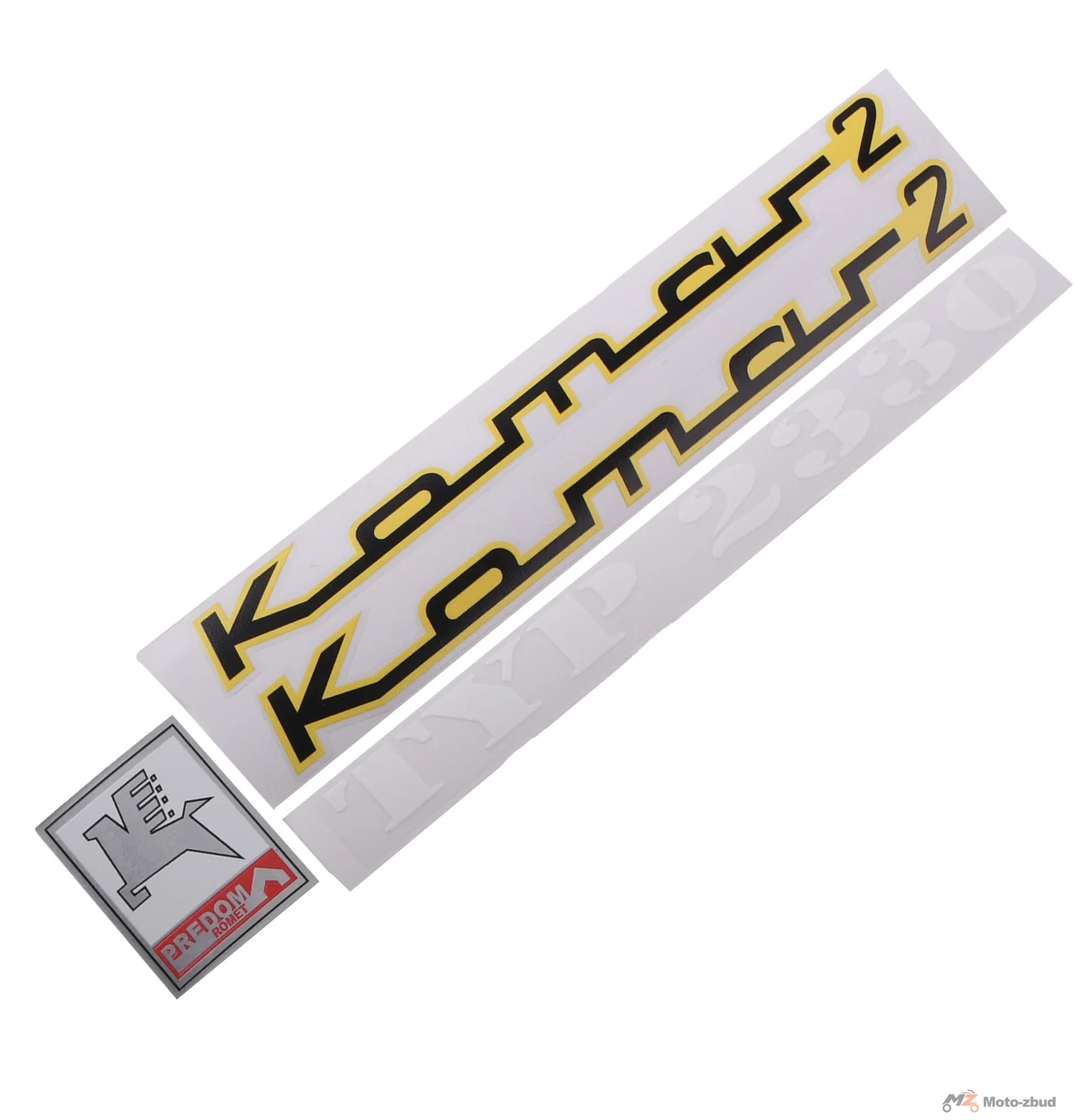 Naklejka Romet Komar 2330 biała kpl. PL
