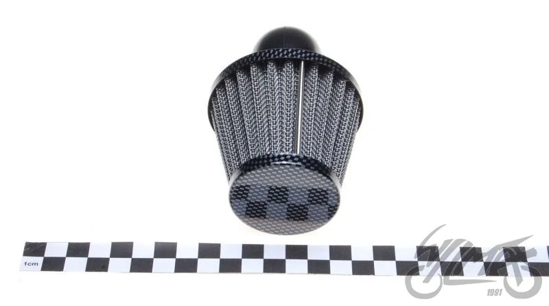 Filtr powietrza 35 mm, stożkowy, wariant 90°, dekor carbon — AF03335 — ujęcie 2
