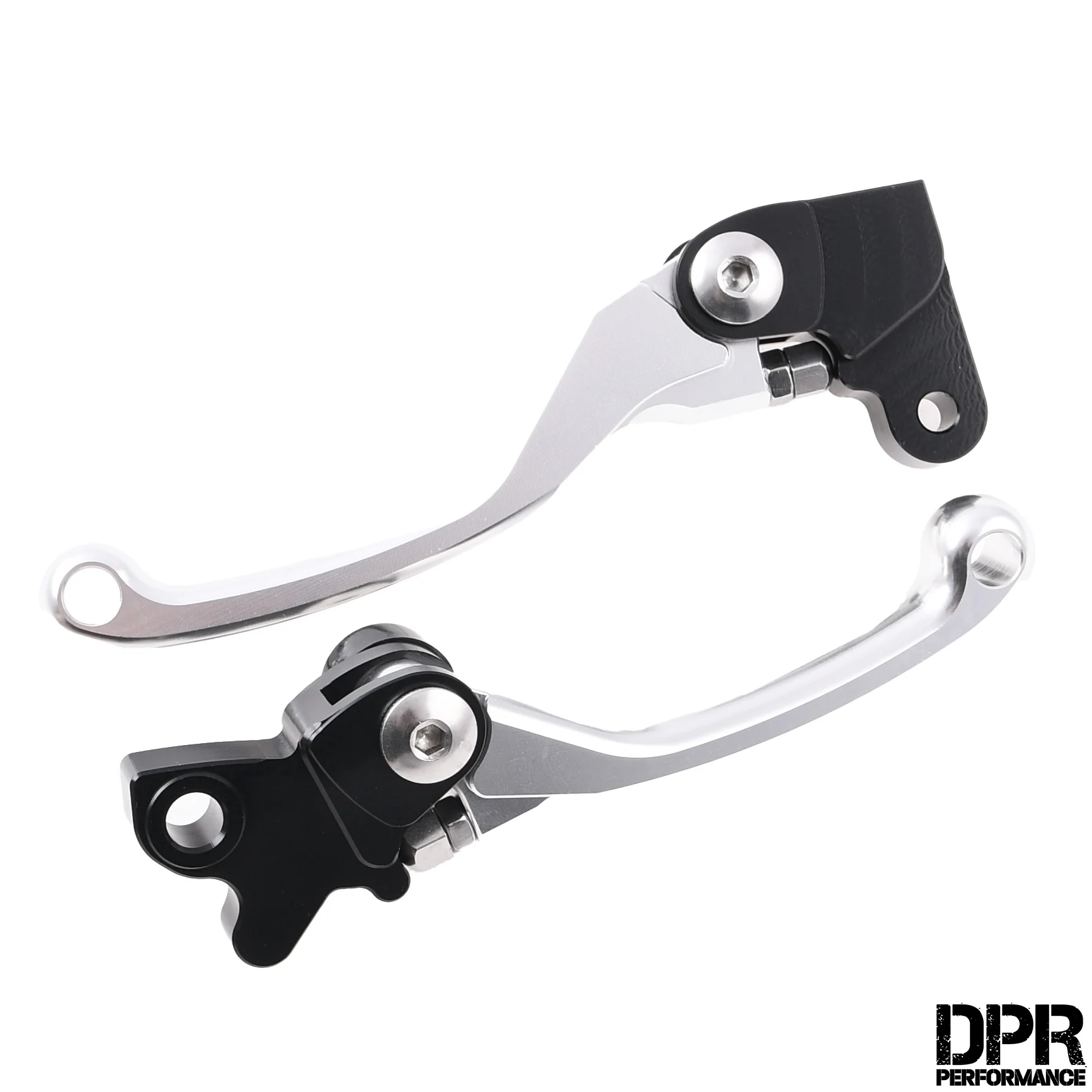 Dźwignia hamulca tarczowego i sprzęgła Simson srebrna aluminium CNC anoda DPR Performance — ujęcie 1