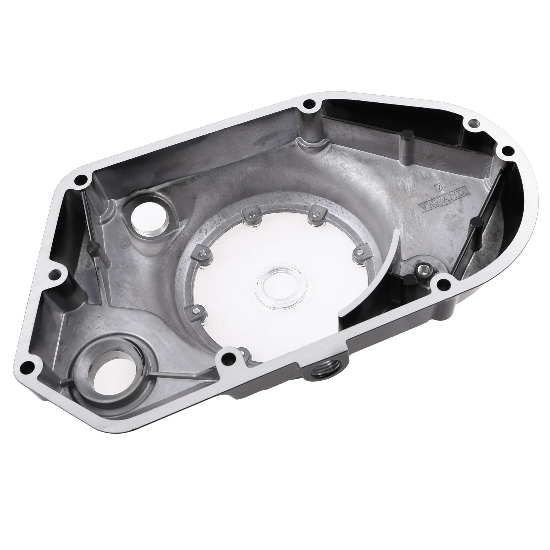 Pokrywa silnika Simson S51 SR50 lewa czarna clear V2 Venandi — ujęcie 3