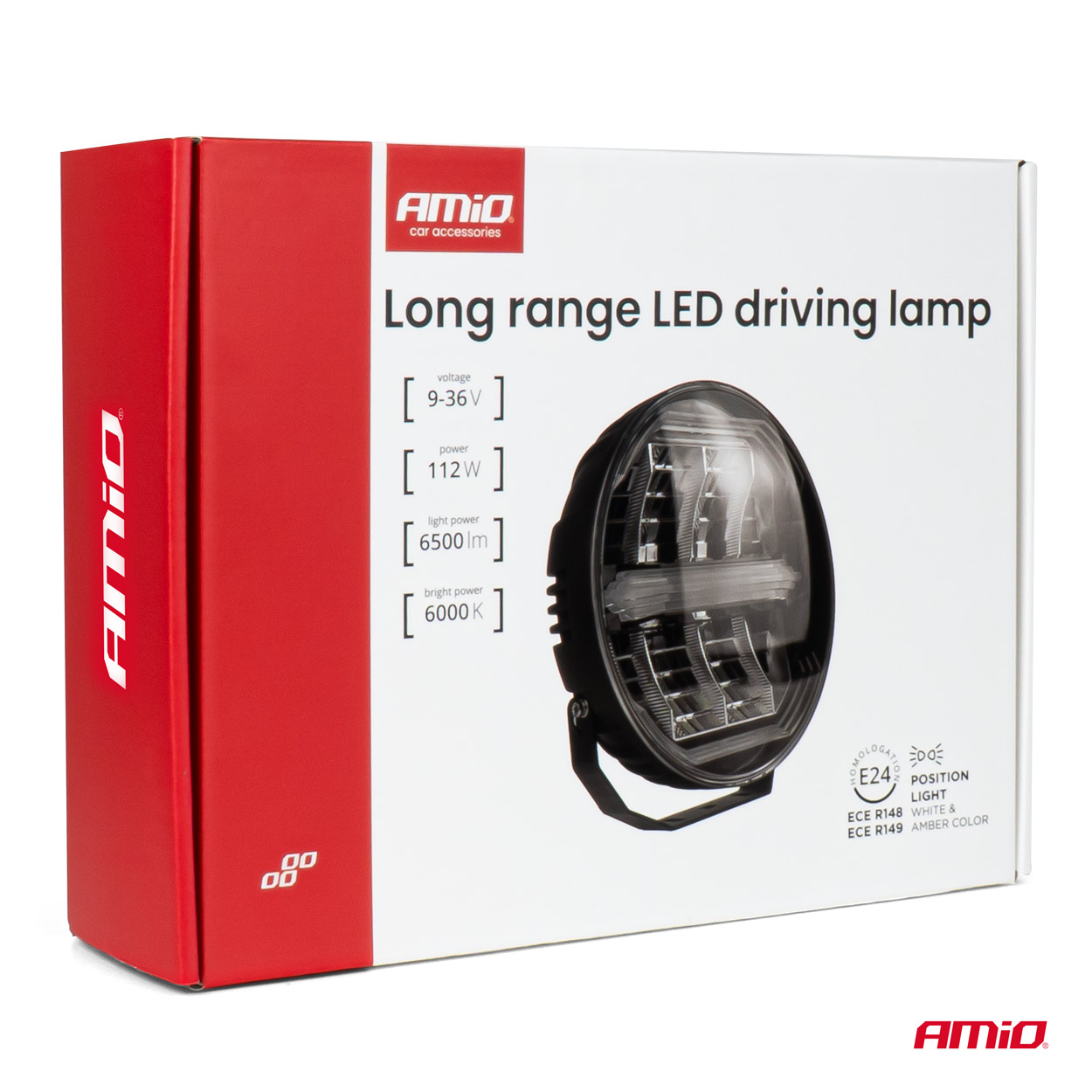 Reflektor drogowy dalekosiężny LED z funkcją świateł pozycyjnych 112 W 12 V 24 V — ujęcie 9
