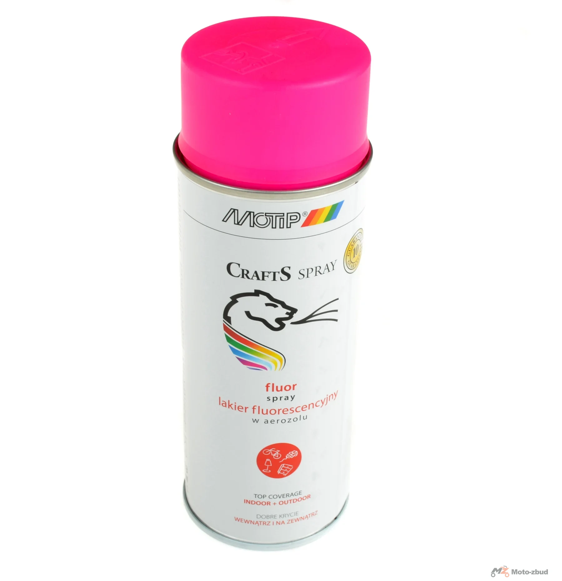 Crafts spray lakier uniwersalny fluo różowy 400 ml
