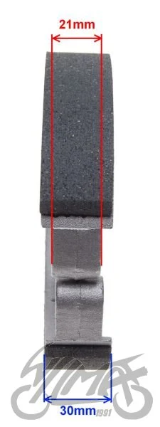 Szczęki hamulcowe MZ 18' 2 szt. 160 × 30 mm — MZ42339 — ujęcie 3