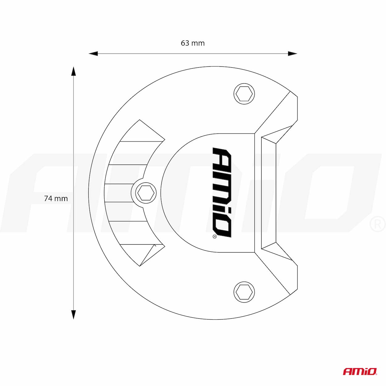 Lampa robocza panelowa LED szperacz AWL21 80LED 12 V 24 V — ujęcie 13