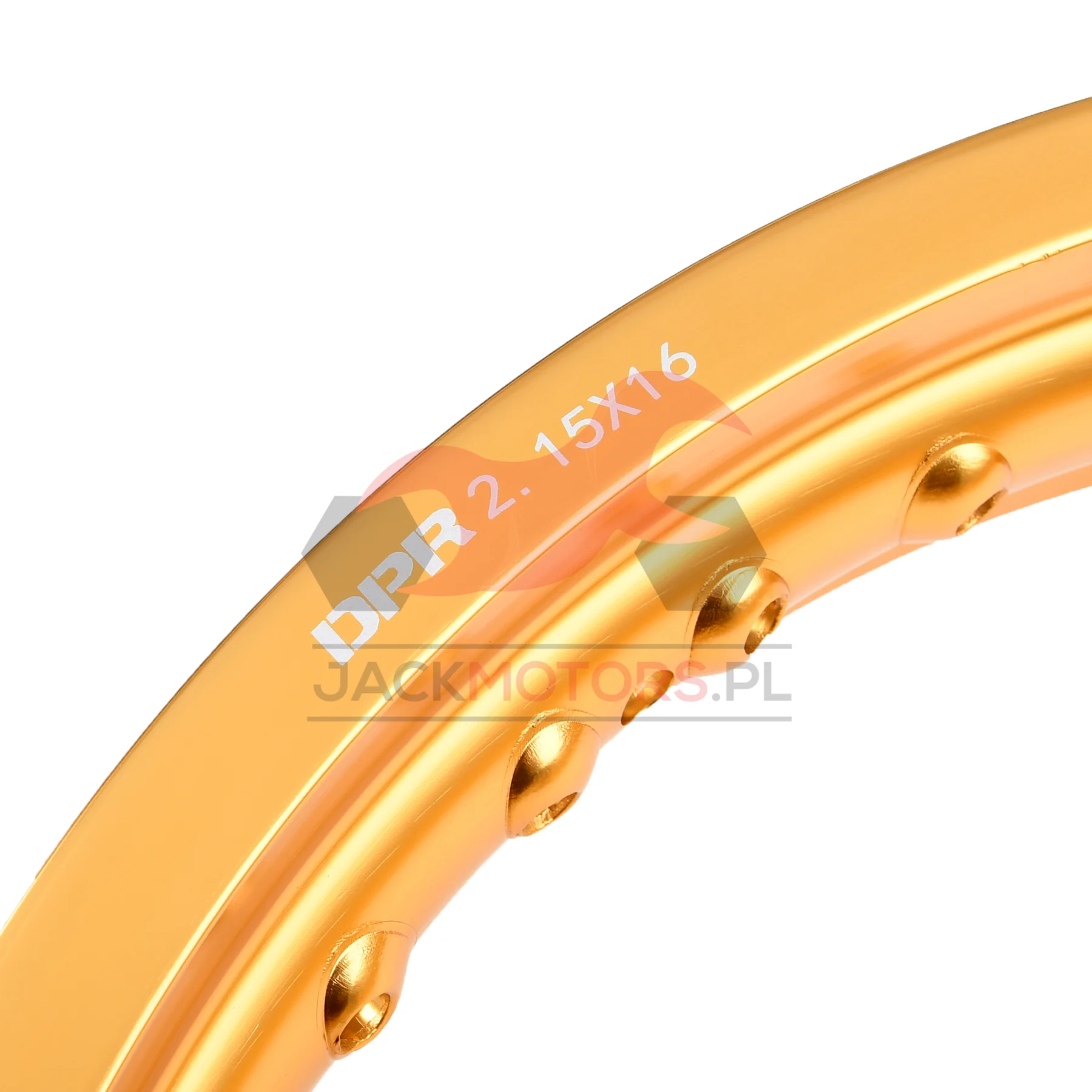 Obręcz koła Simson MZ ETZ 2,15 × 16 aluminiowa złota DPR Classic — ujęcie 3