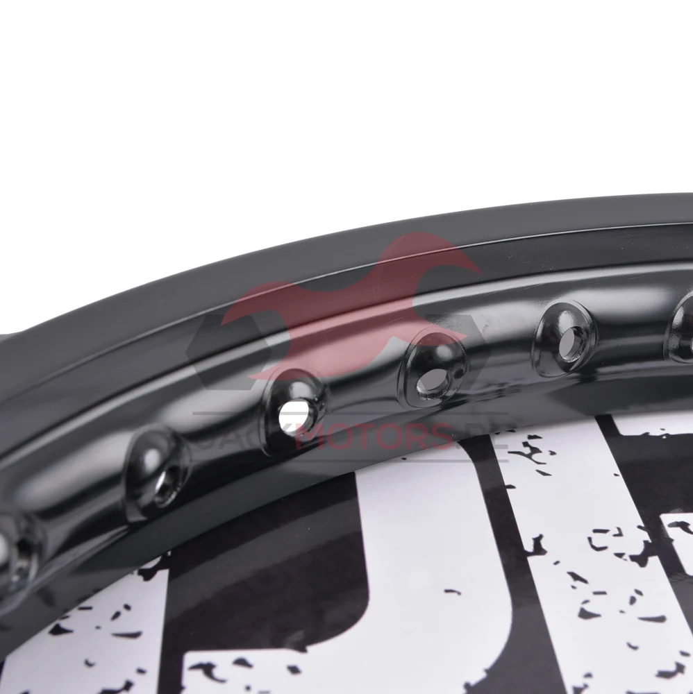 Obręcz koła Simson 1,50 × 16 aluminiowa czarna DPR Classic — ujęcie 2