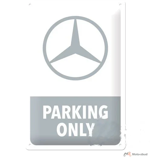 Tablica plakat 20X30 mercedes-benz parking 22448