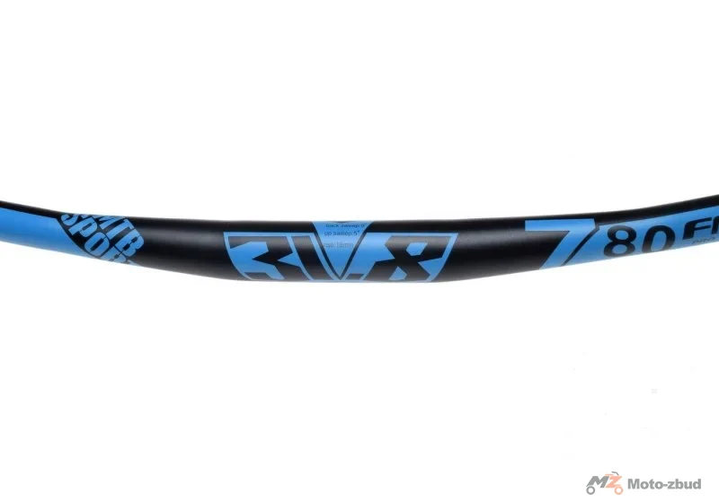 Kierownica rowerowa gięta aluminium 31,8/780 niebieska — ujęcie 2