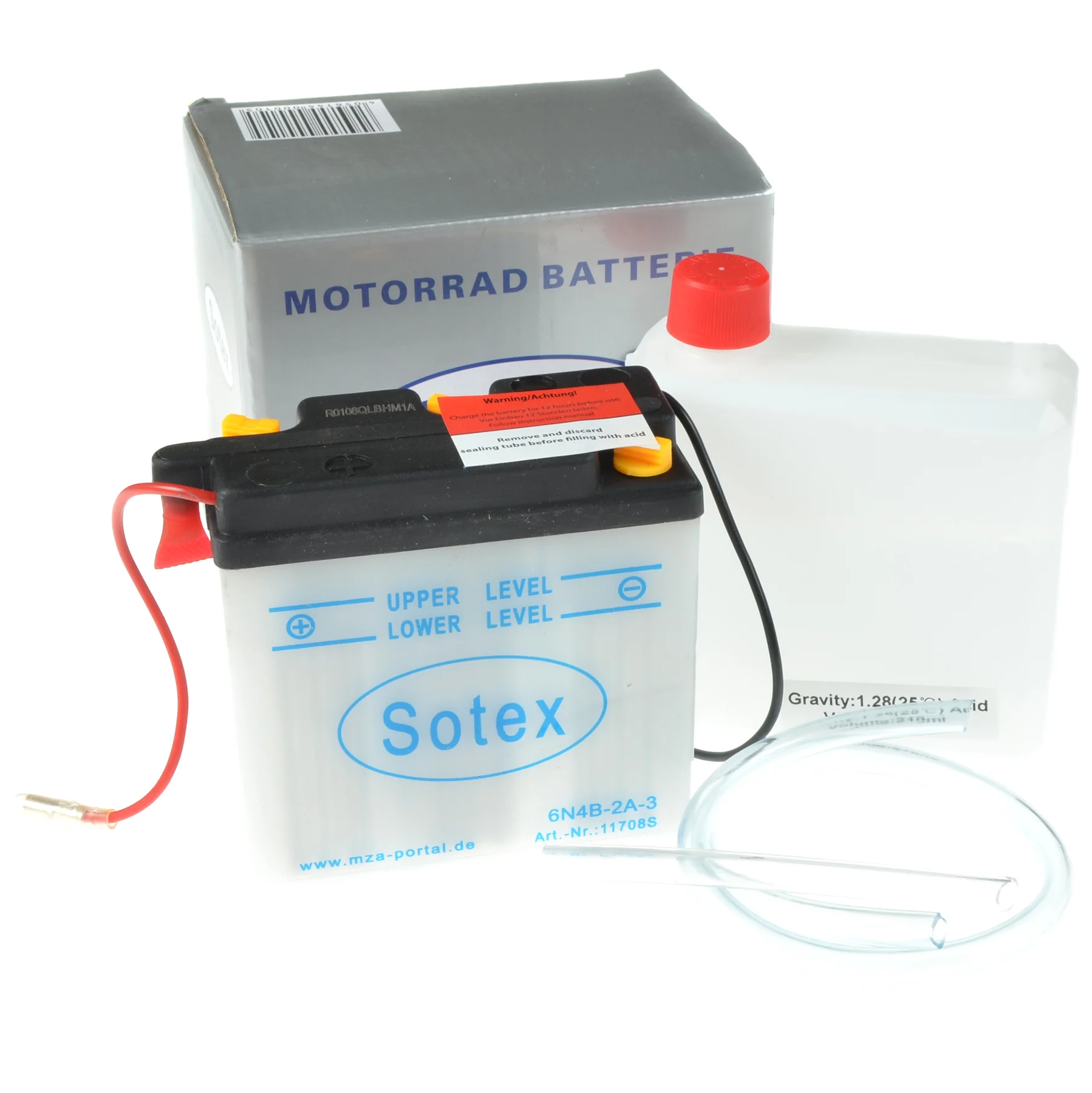Akumulator Sotex 6N4B-2A-3 (101 × 47 × 95) 6 V 4 Ah KR51 — ujęcie 1