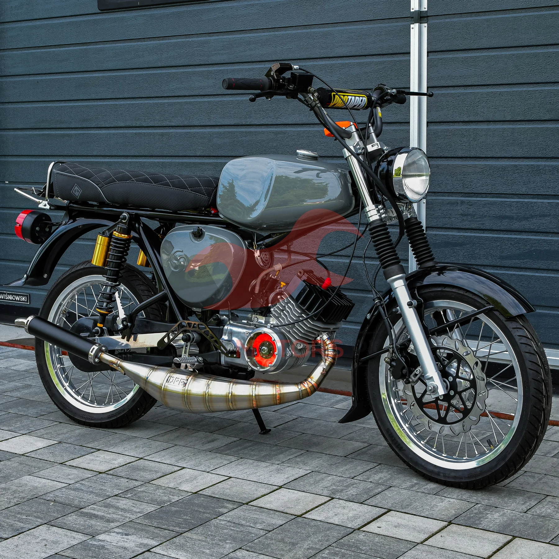 Dźwignia hamulca tył Simson V2 DPR Performance · niebieski — ujęcie 10