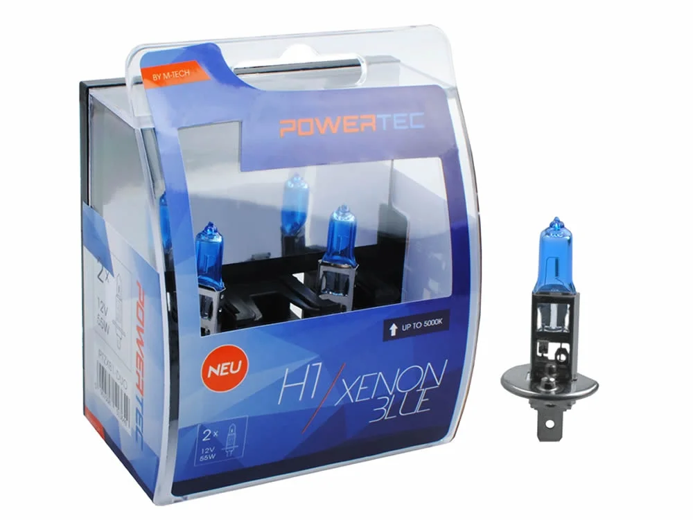 Żarówka H1 12V 55W POWERTEC Xenon Blue 2szt. — ujęcie 2