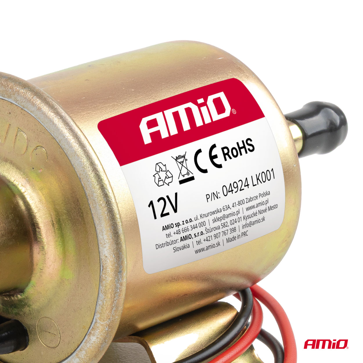 Elektryczna przepływowa pompa do paliwa 8 mm 12 V — ujęcie 6