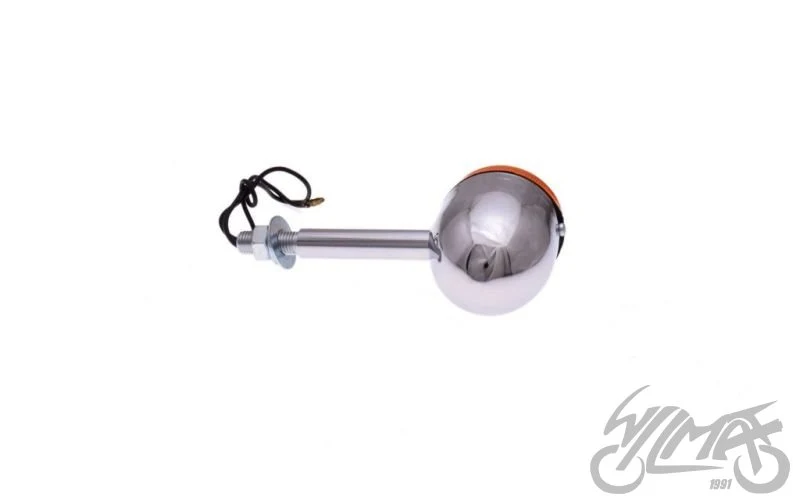 Kierunkowskaz chrom Bullet, długi wspornik, 12 V 23 W — AL60751 — ujęcie 3