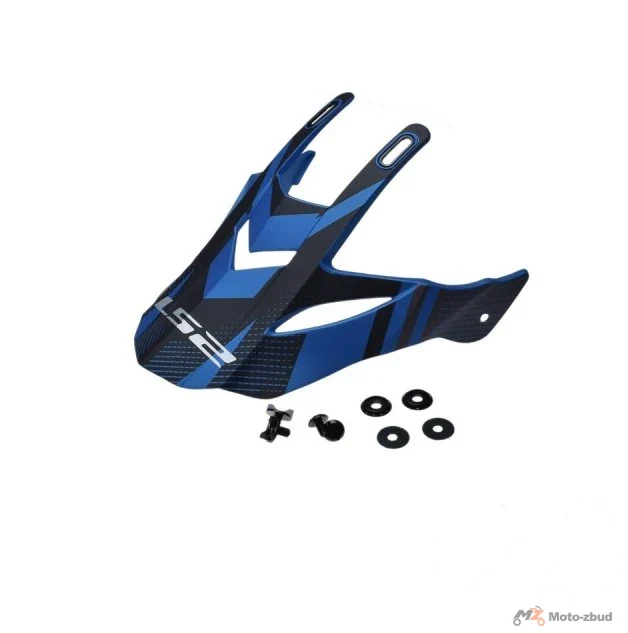 Daszek kasku MX436 evo master black blue