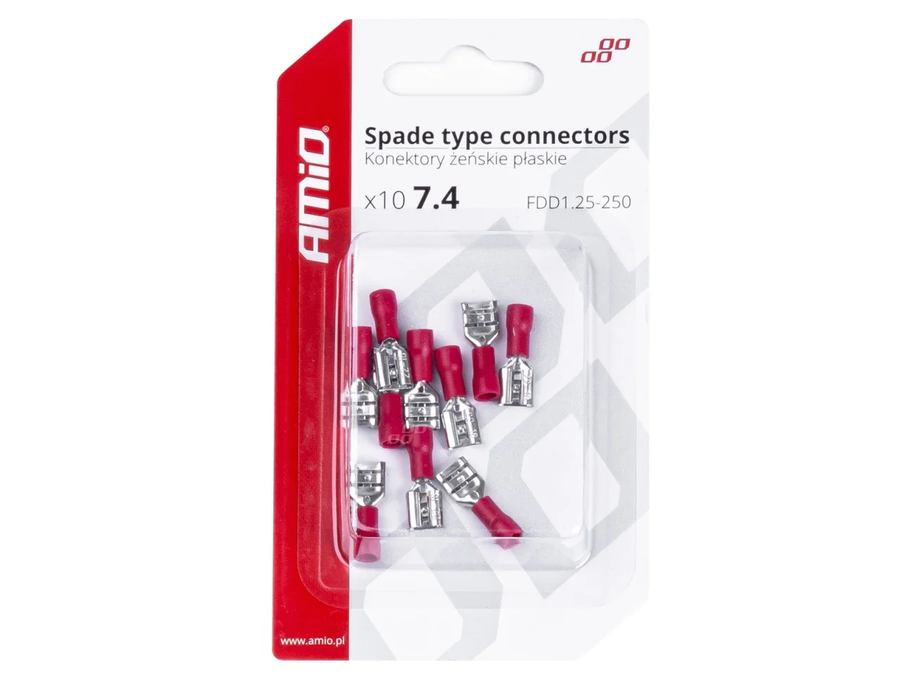 Złącze konektorowe żeńskie izolowane 7.40 mm 10A (10 szt.) — ujęcie 2