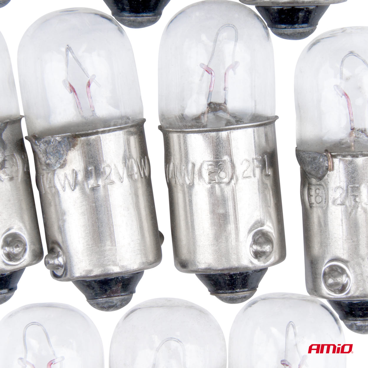 Żarówki halogenowe T4W 12 V 4 W BA9S 10szt.AMIO-03370 — ujęcie 3