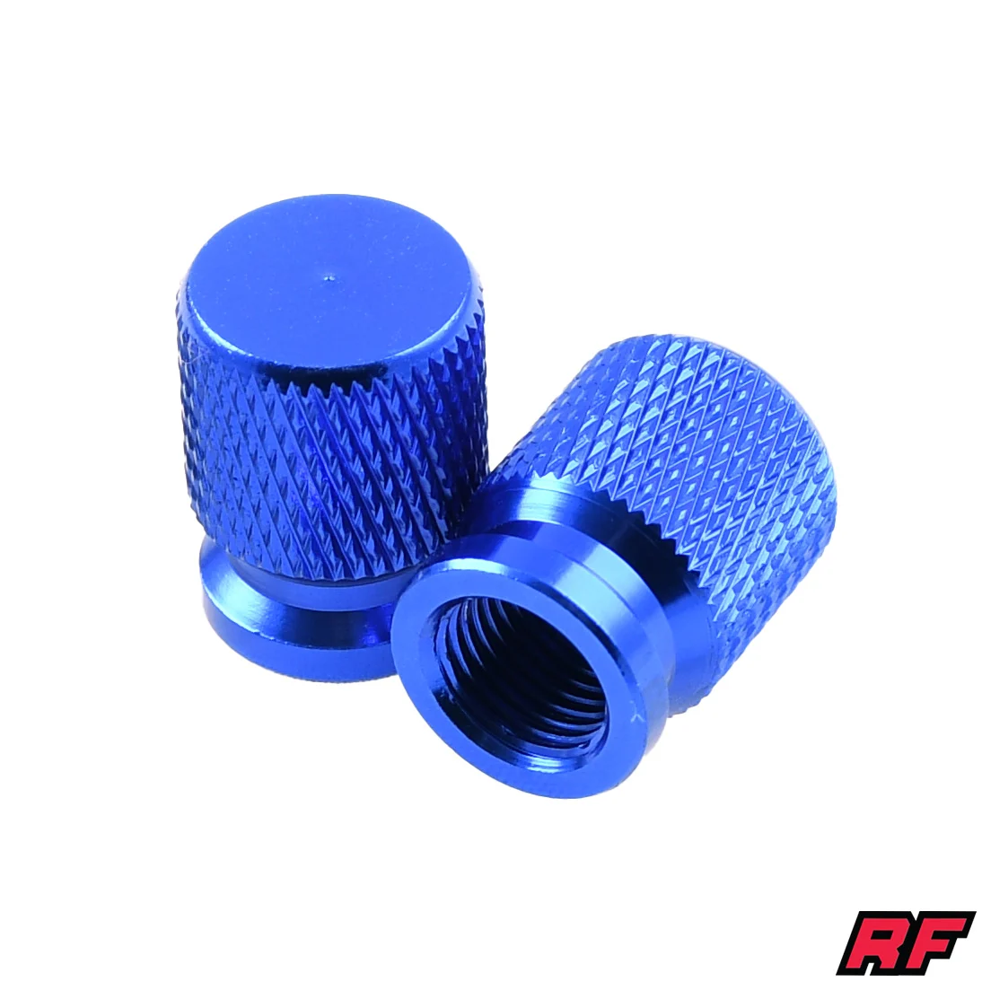 Nakrętka wentyla Racing Force cap V1 niebieska 2szt — ujęcie 1