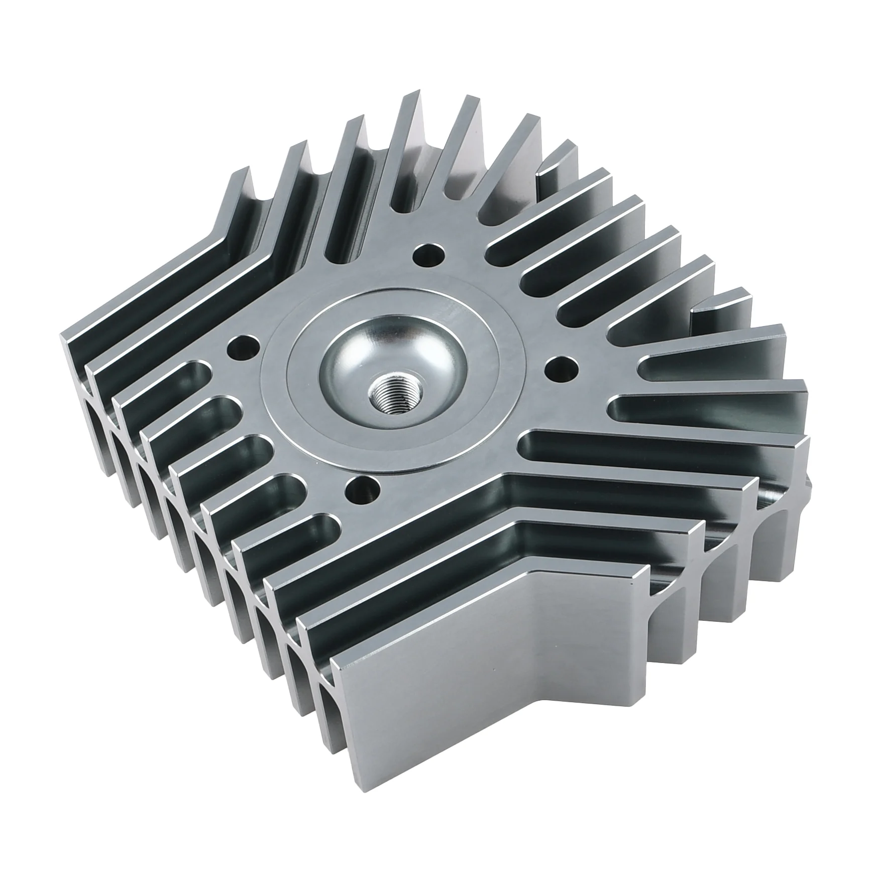 Głowica cylindra Simson mtx 130 Big Bore aluminium CNC V2 titanium DPR Performance — ujęcie 2