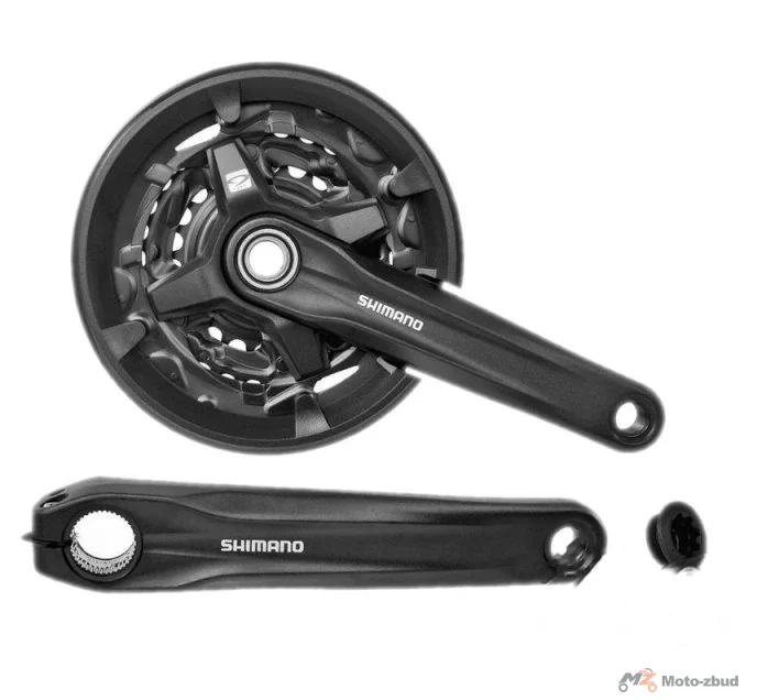 Mechanizm korbowy Shimano FC-MT210-3 — 40/30/22 zębów — 175 mm