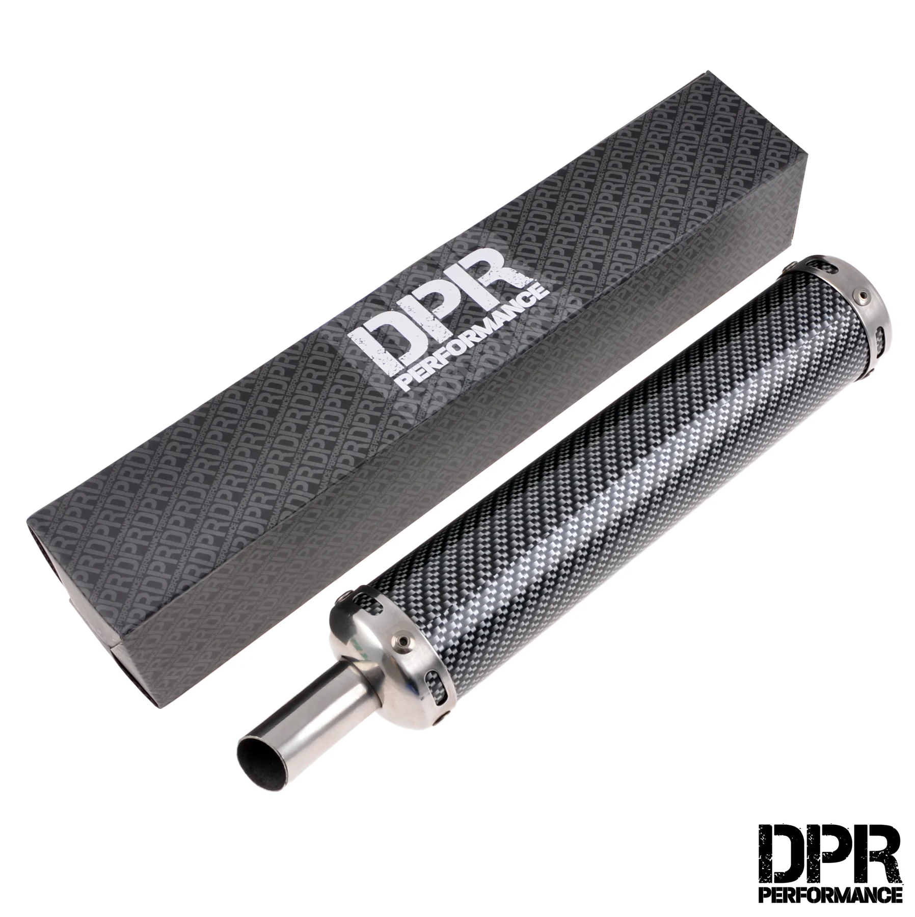 Końcówka wydechu carbon uniwersalna DPR Performance — ujęcie 3