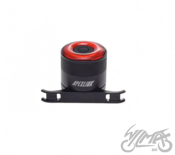 Lampka rowerowa tylna LED podsiodłowa USB + stop — ujęcie 2