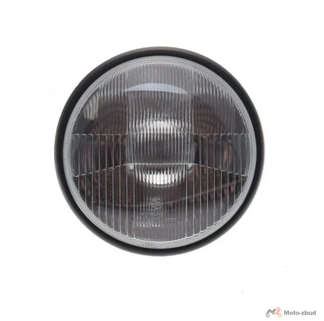 Czarna matowa lampa H4 P43T z matową ramką — AW24384 — ujęcie 2