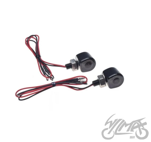 Kierunkowskaz mini LED, czarny — komplet AM1495B