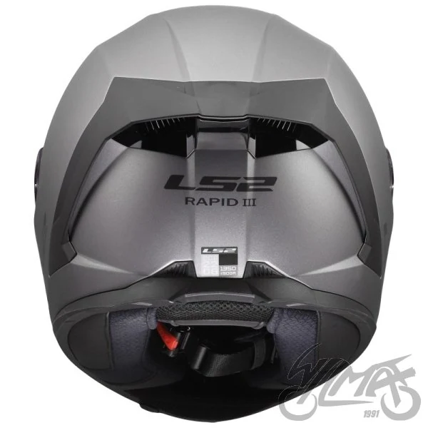 Kask LS2 FF820 Rapid III Solid Matt Titanium — M — ujęcie 4