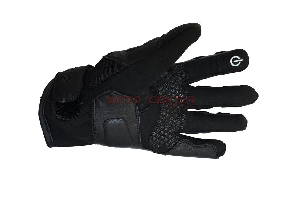 Rękawice tekstylno-skórzane krótkie BLEXX EG-2525 czarne M — ujęcie 4